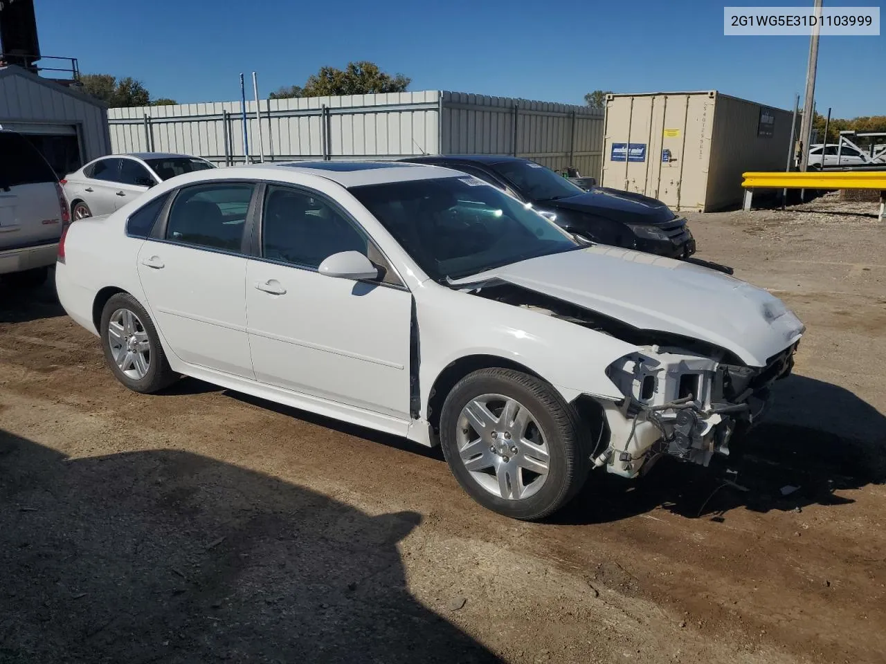 2013 Chevrolet Impala Lt VIN: 2G1WG5E31D1103999 Lot: 76898414