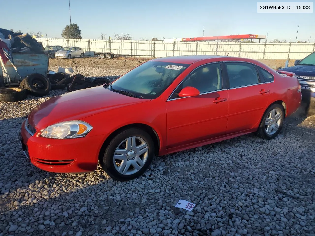 2013 Chevrolet Impala Lt VIN: 2G1WB5E31D1115083 Lot: 78836774