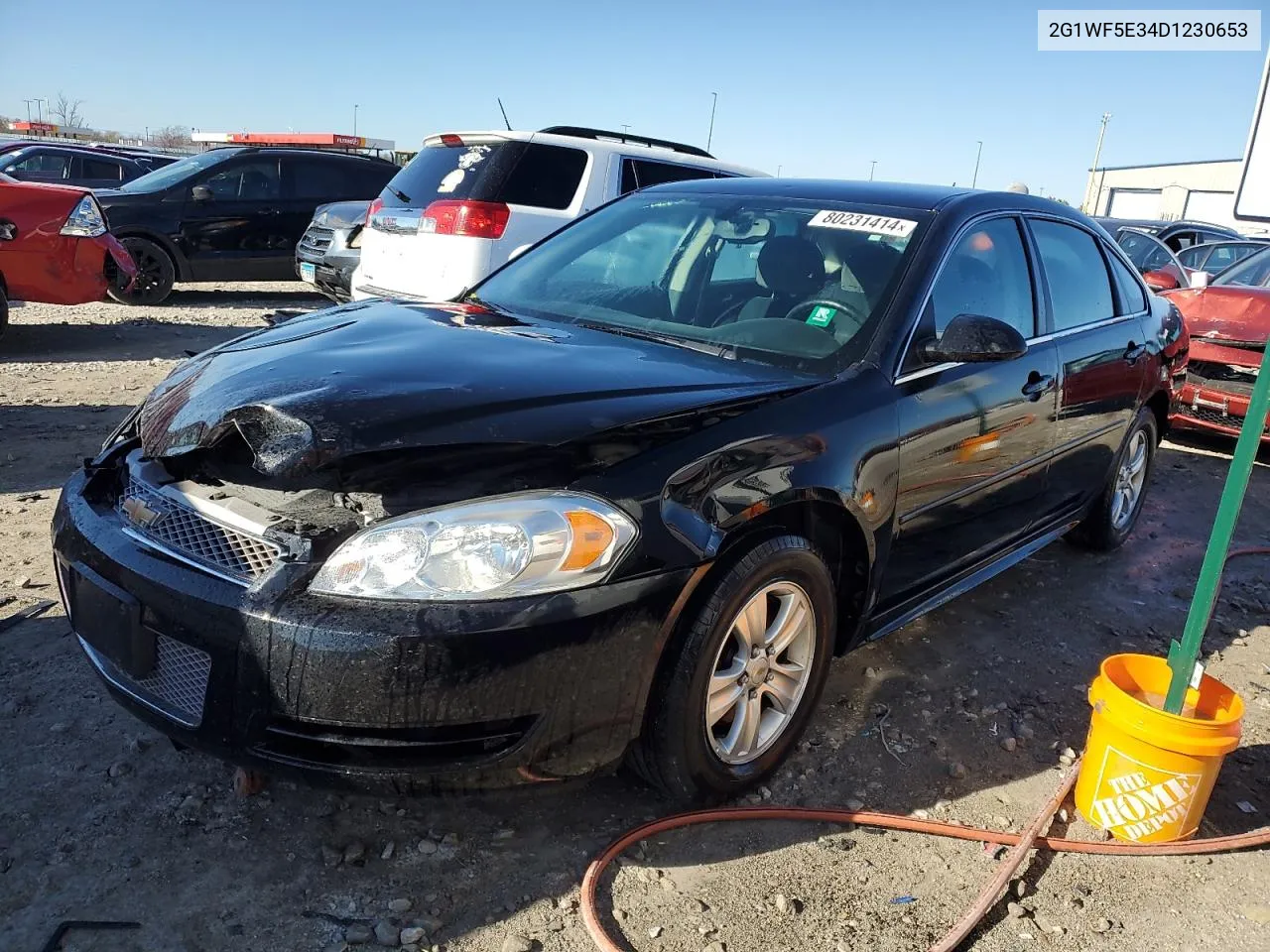 2013 Chevrolet Impala Ls VIN: 2G1WF5E34D1230653 Lot: 80231414