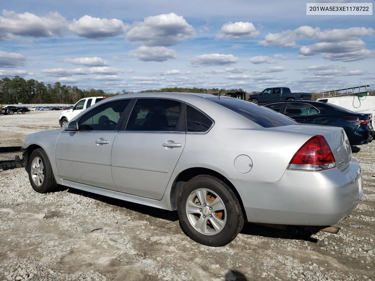 2G1WA5E3XE1178722 2014 Chevrolet Impala Limited Ls