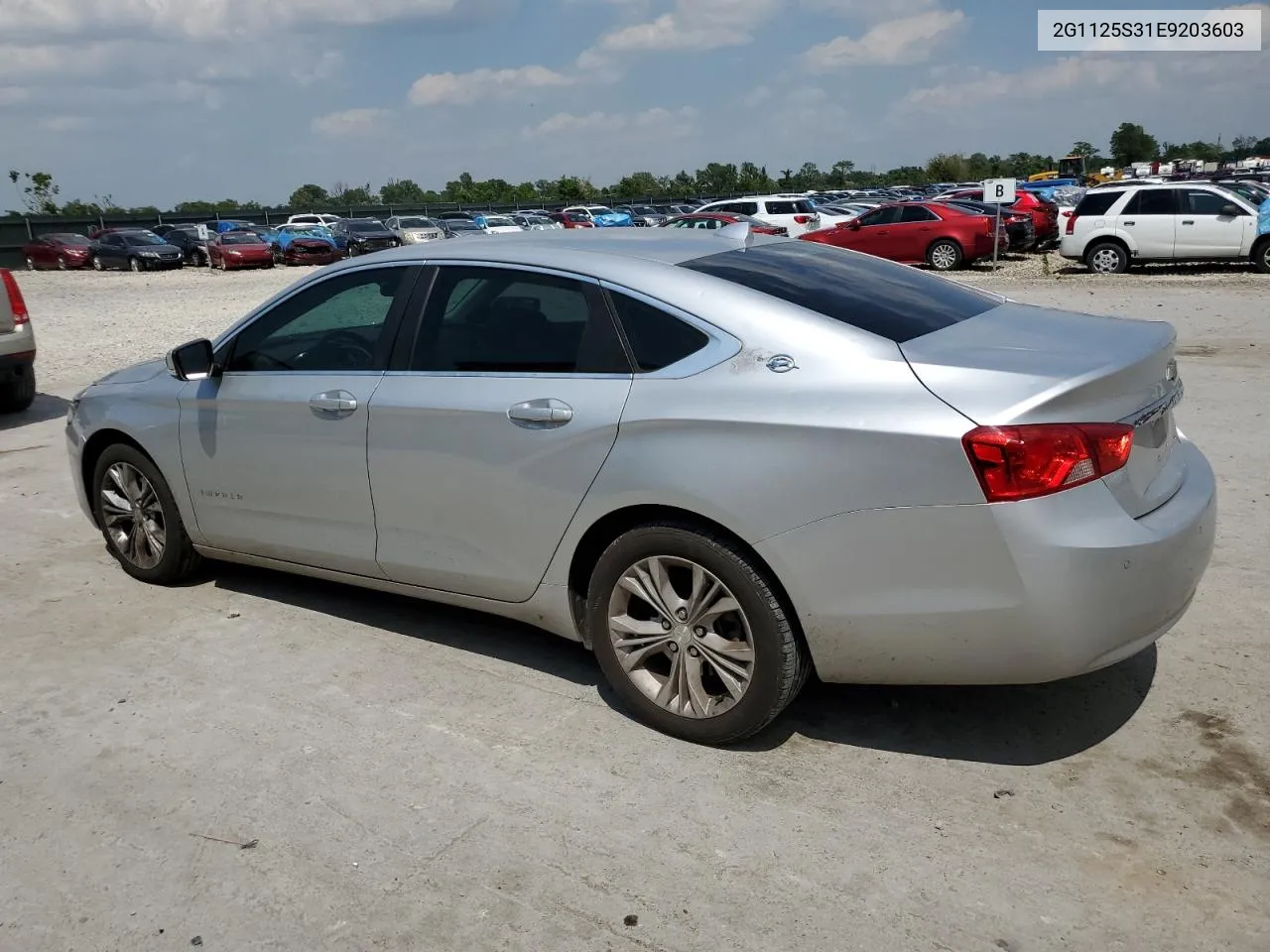 2014 Chevrolet Impala Lt VIN: 2G1125S31E9203603 Lot: 55538194