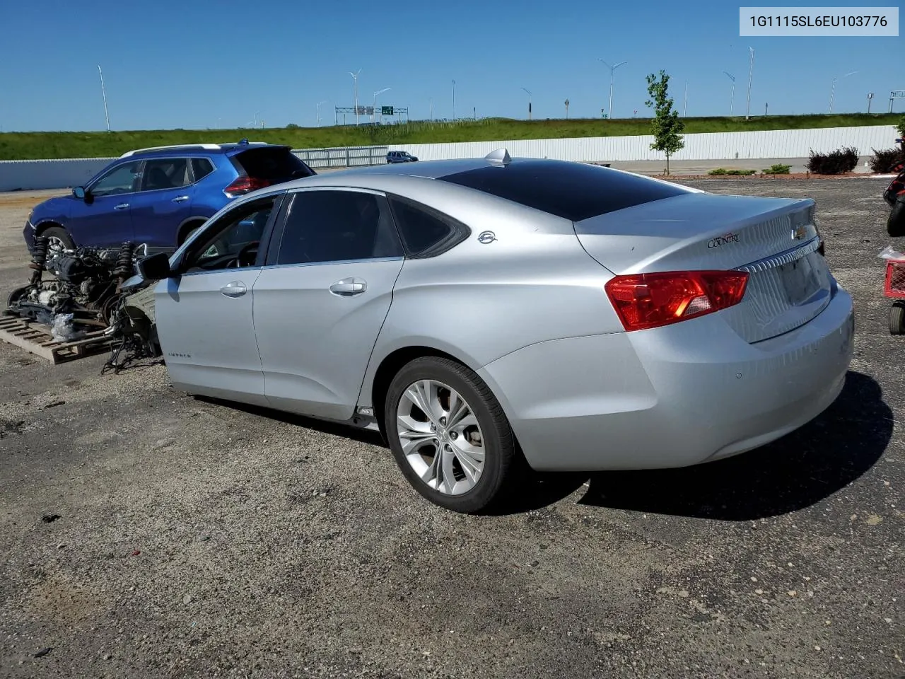 2014 Chevrolet Impala Lt VIN: 1G1115SL6EU103776 Lot: 57261024