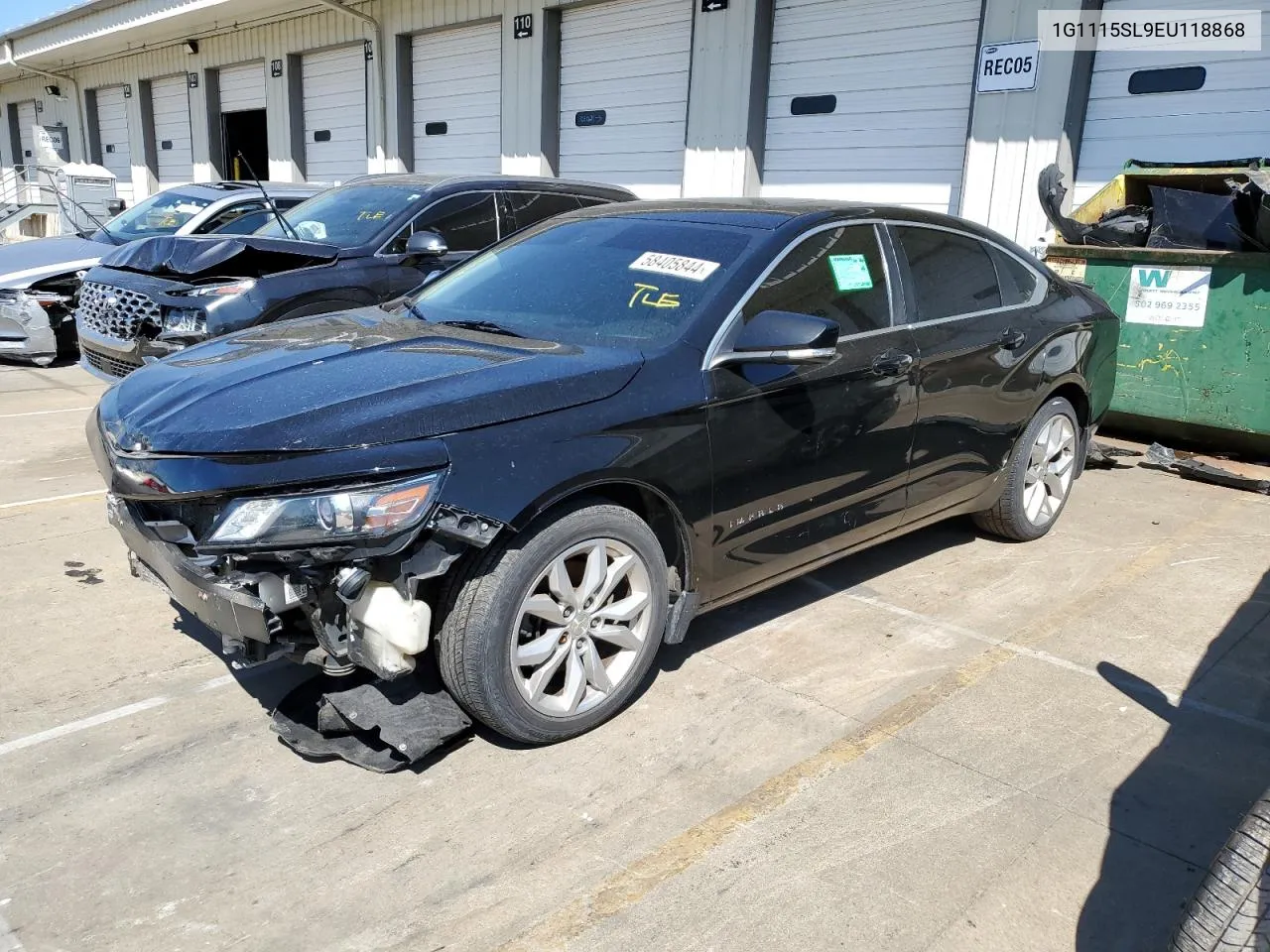 2014 Chevrolet Impala Lt VIN: 1G1115SL9EU118868 Lot: 58405844