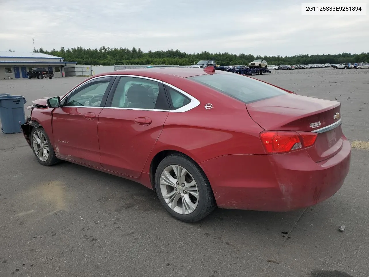 2014 Chevrolet Impala Lt VIN: 2G1125S33E9251894 Lot: 59049684