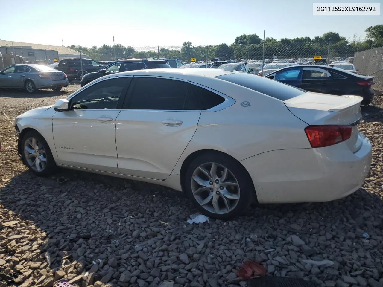 2014 Chevrolet Impala Lt VIN: 2G1125S3XE9162792 Lot: 60032314