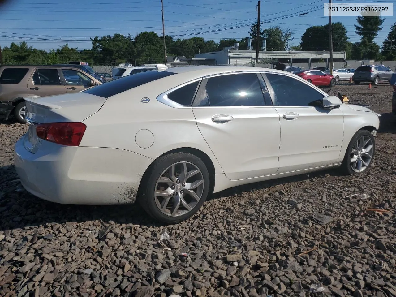 2014 Chevrolet Impala Lt VIN: 2G1125S3XE9162792 Lot: 60032314