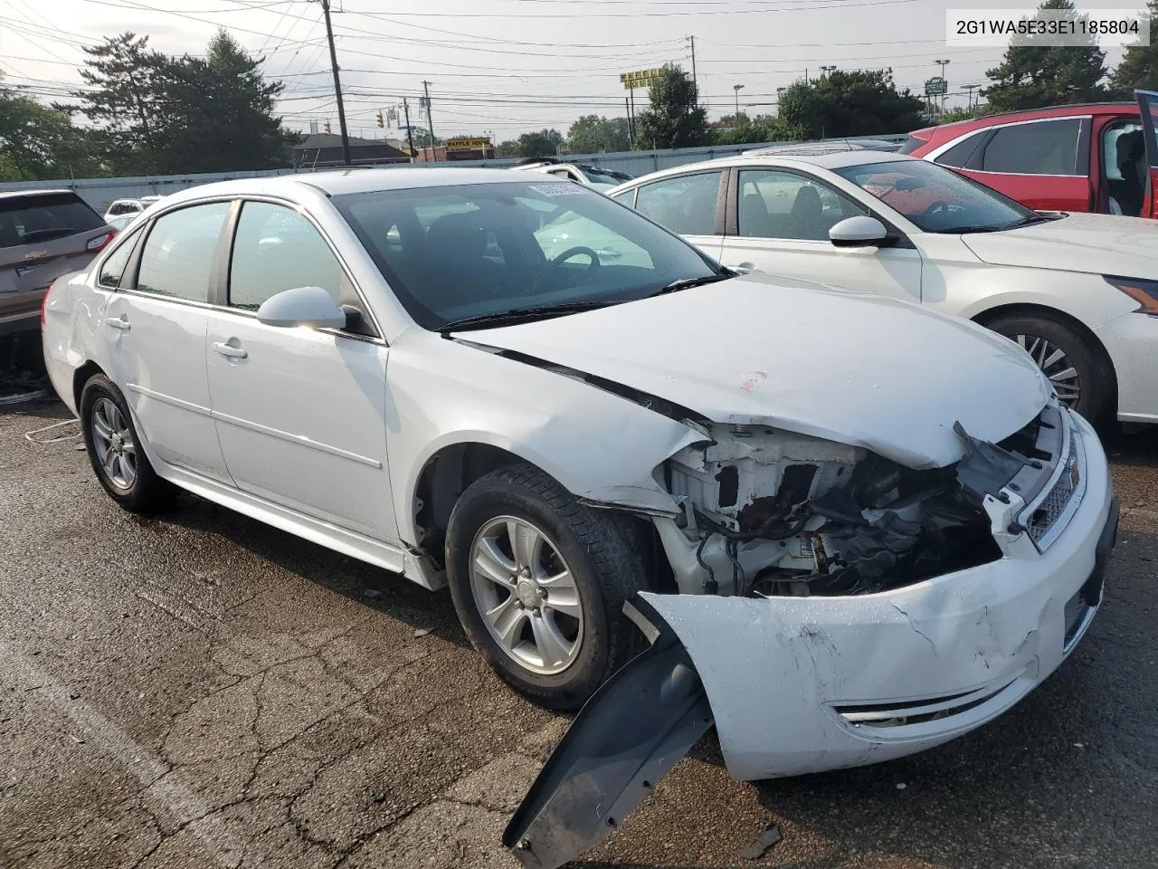 2014 Chevrolet Impala Limited Ls VIN: 2G1WA5E33E1185804 Lot: 60927403