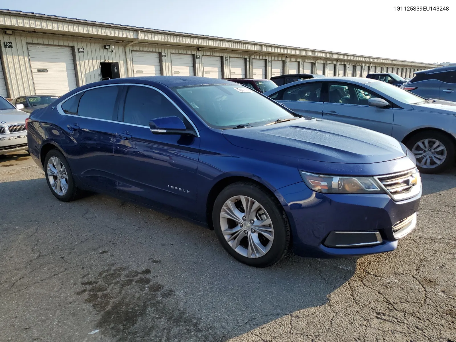 2014 Chevrolet Impala Lt VIN: 1G1125S39EU143248 Lot: 62481574