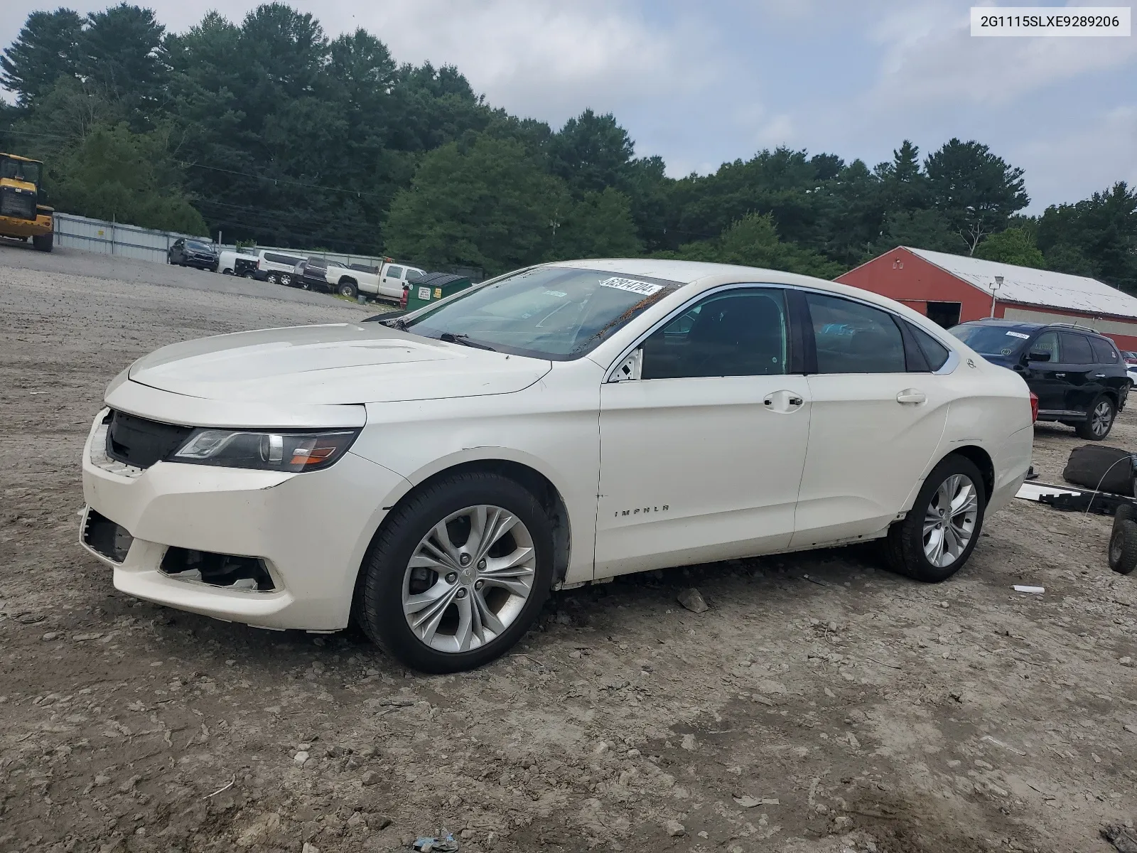 2014 Chevrolet Impala Lt VIN: 2G1115SLXE9289206 Lot: 62914704