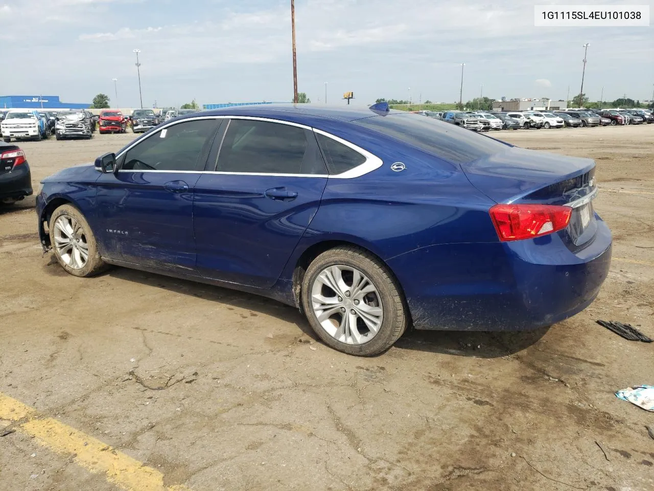 2014 Chevrolet Impala Lt VIN: 1G1115SL4EU101038 Lot: 63188694