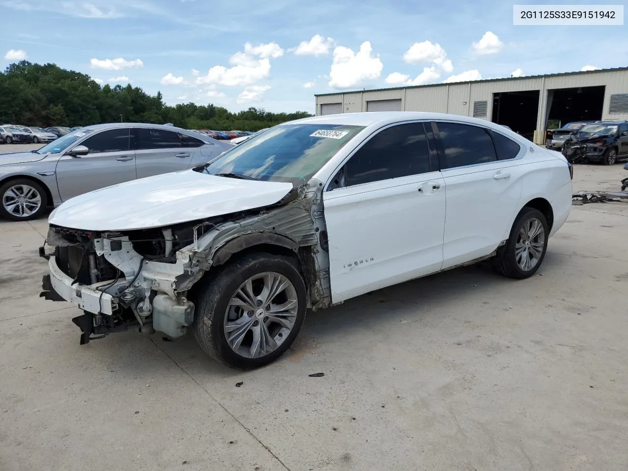 2014 Chevrolet Impala Lt VIN: 2G1125S33E9151942 Lot: 64658764