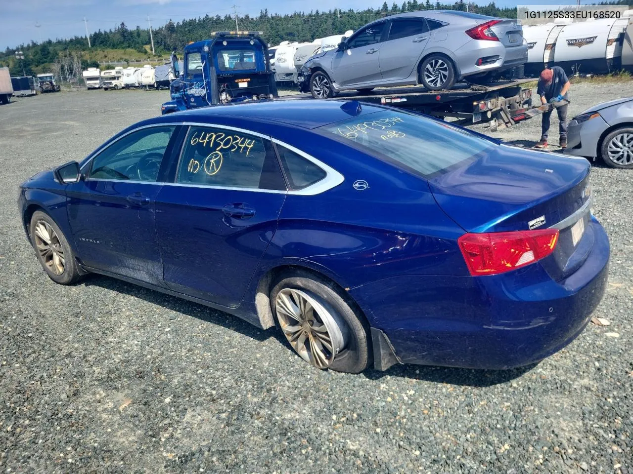 1G1125S33EU168520 2014 Chevrolet Impala Lt