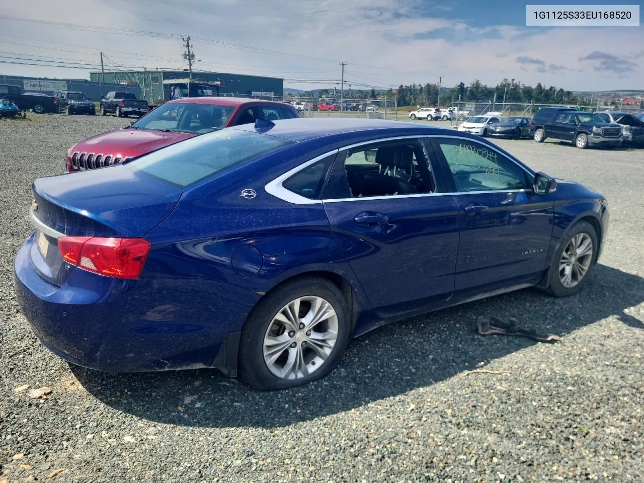 2014 Chevrolet Impala Lt VIN: 1G1125S33EU168520 Lot: 64930344