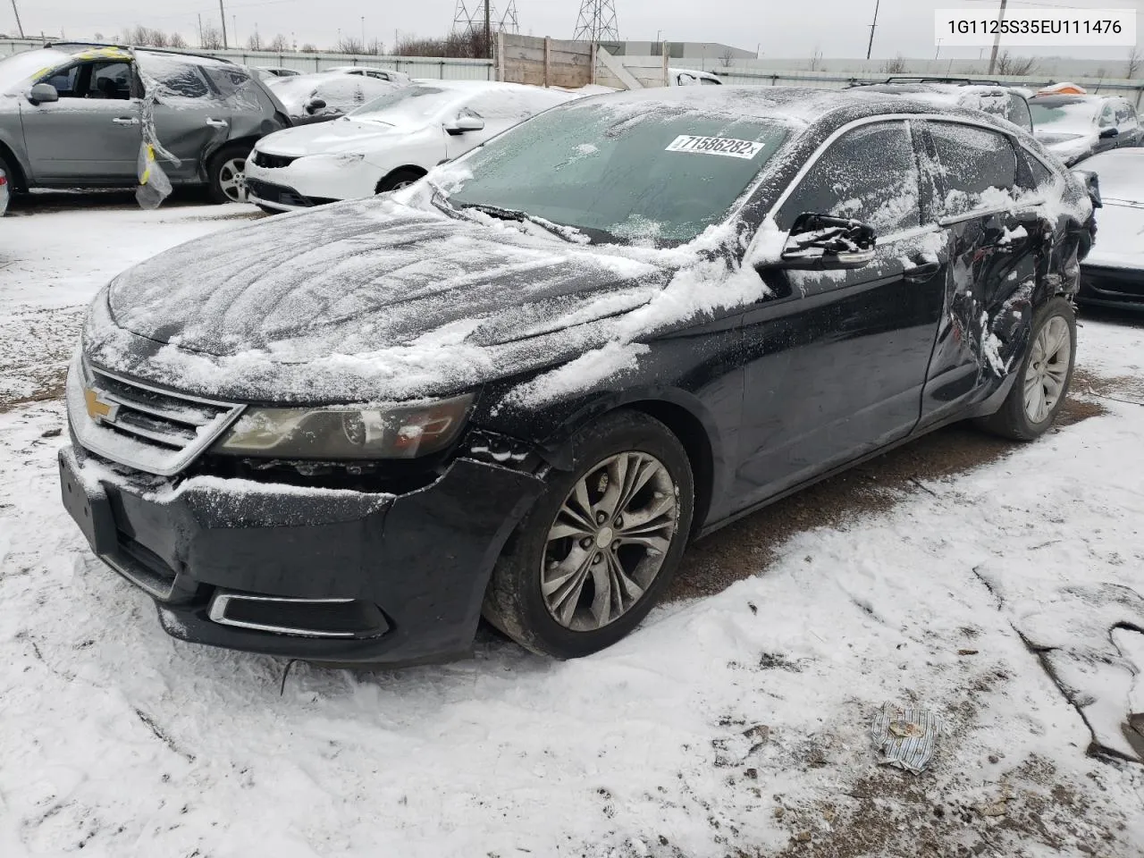 1G1125S35EU111476 2014 Chevrolet Impala Lt