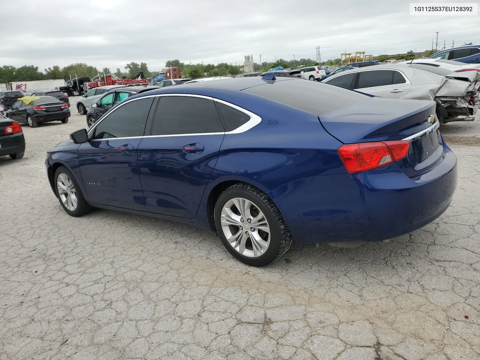 2014 Chevrolet Impala Lt VIN: 1G1125S37EU128392 Lot: 65603694