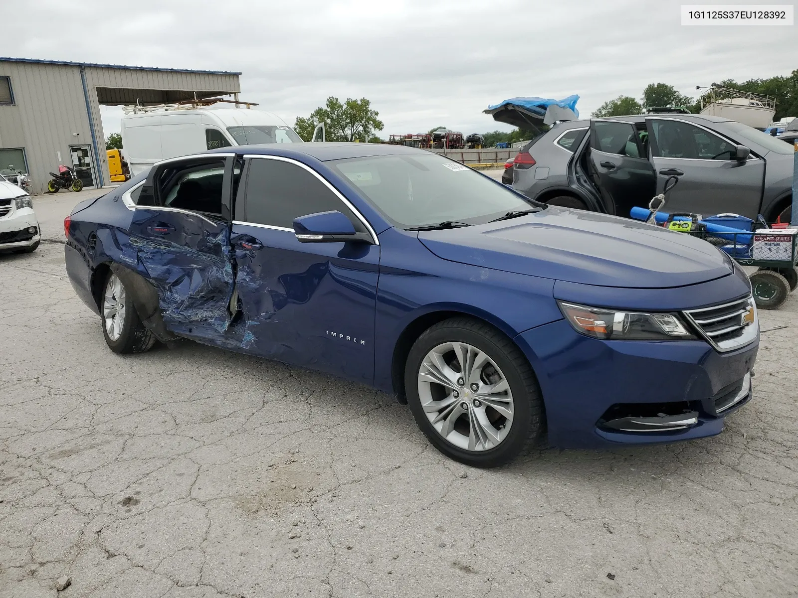 2014 Chevrolet Impala Lt VIN: 1G1125S37EU128392 Lot: 65603694