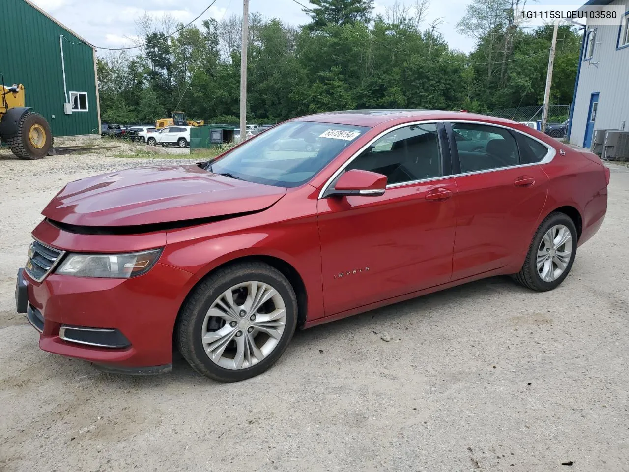 1G1115SL0EU103580 2014 Chevrolet Impala Lt