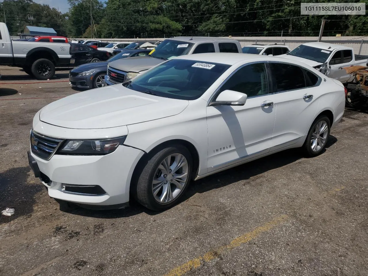 2014 Chevrolet Impala Lt VIN: 1G1115SL7EU106010 Lot: 65946864