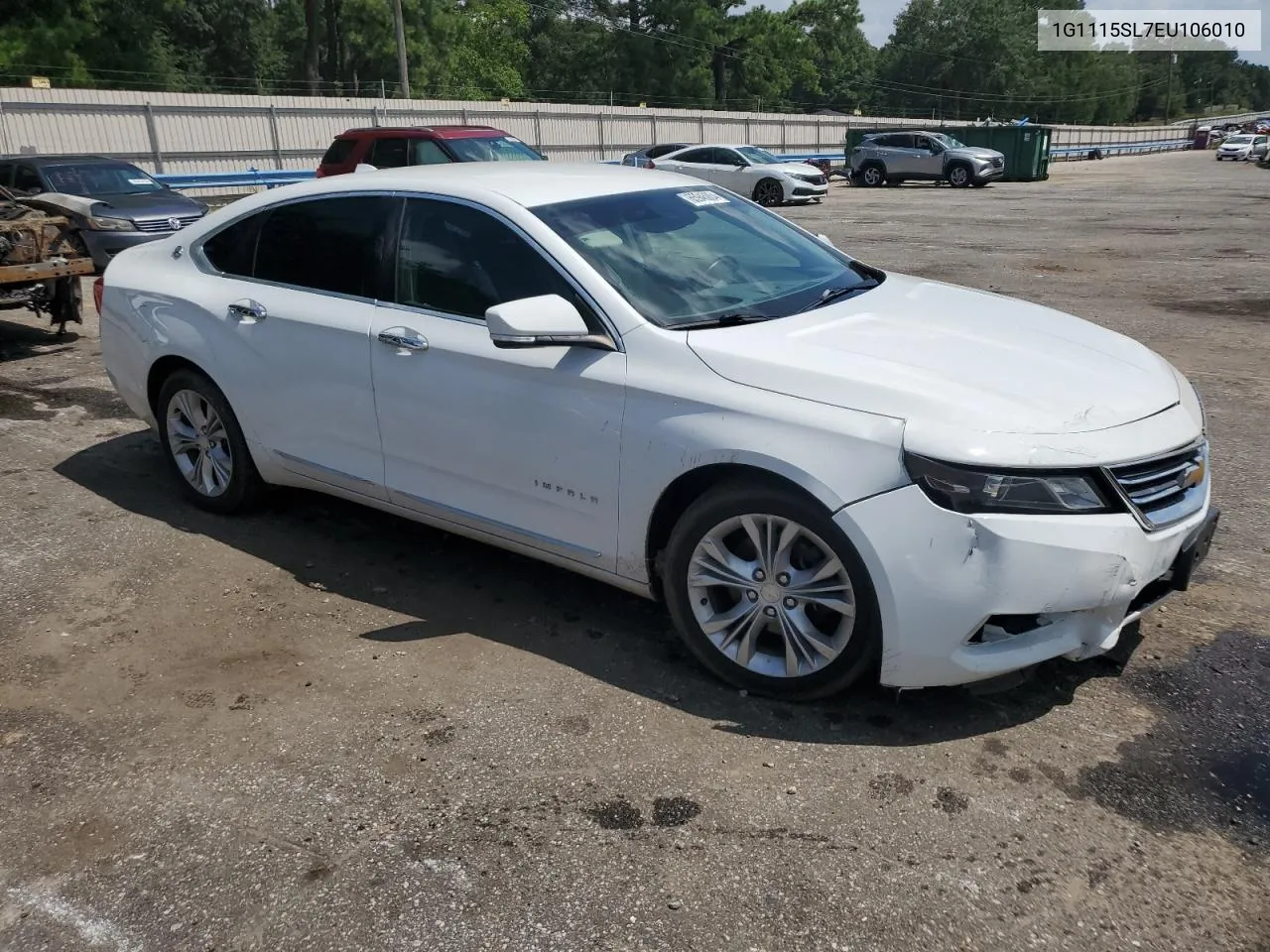 2014 Chevrolet Impala Lt VIN: 1G1115SL7EU106010 Lot: 65946864