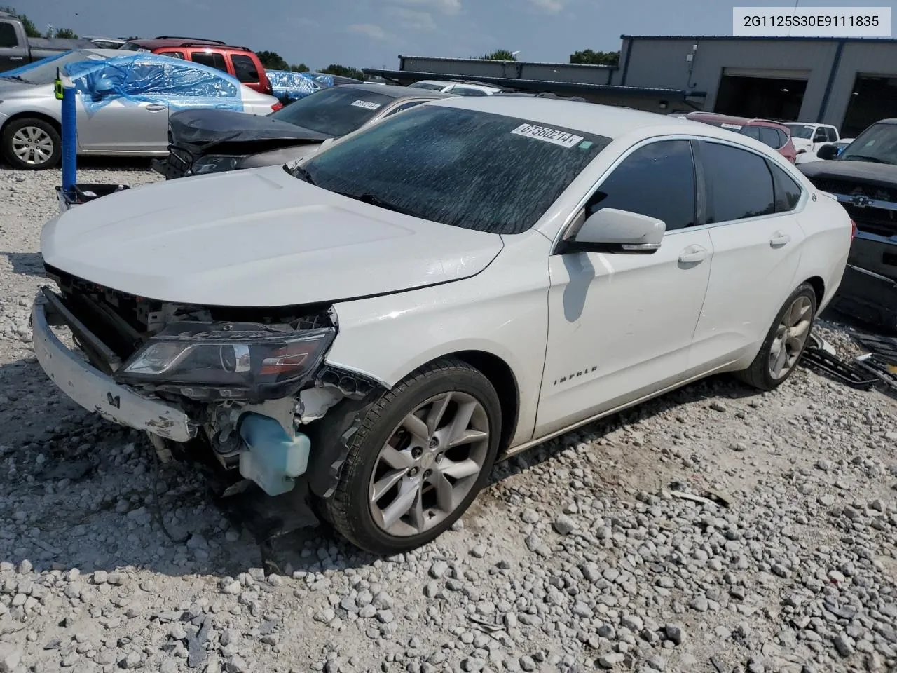 2014 Chevrolet Impala Lt VIN: 2G1125S30E9111835 Lot: 67360214