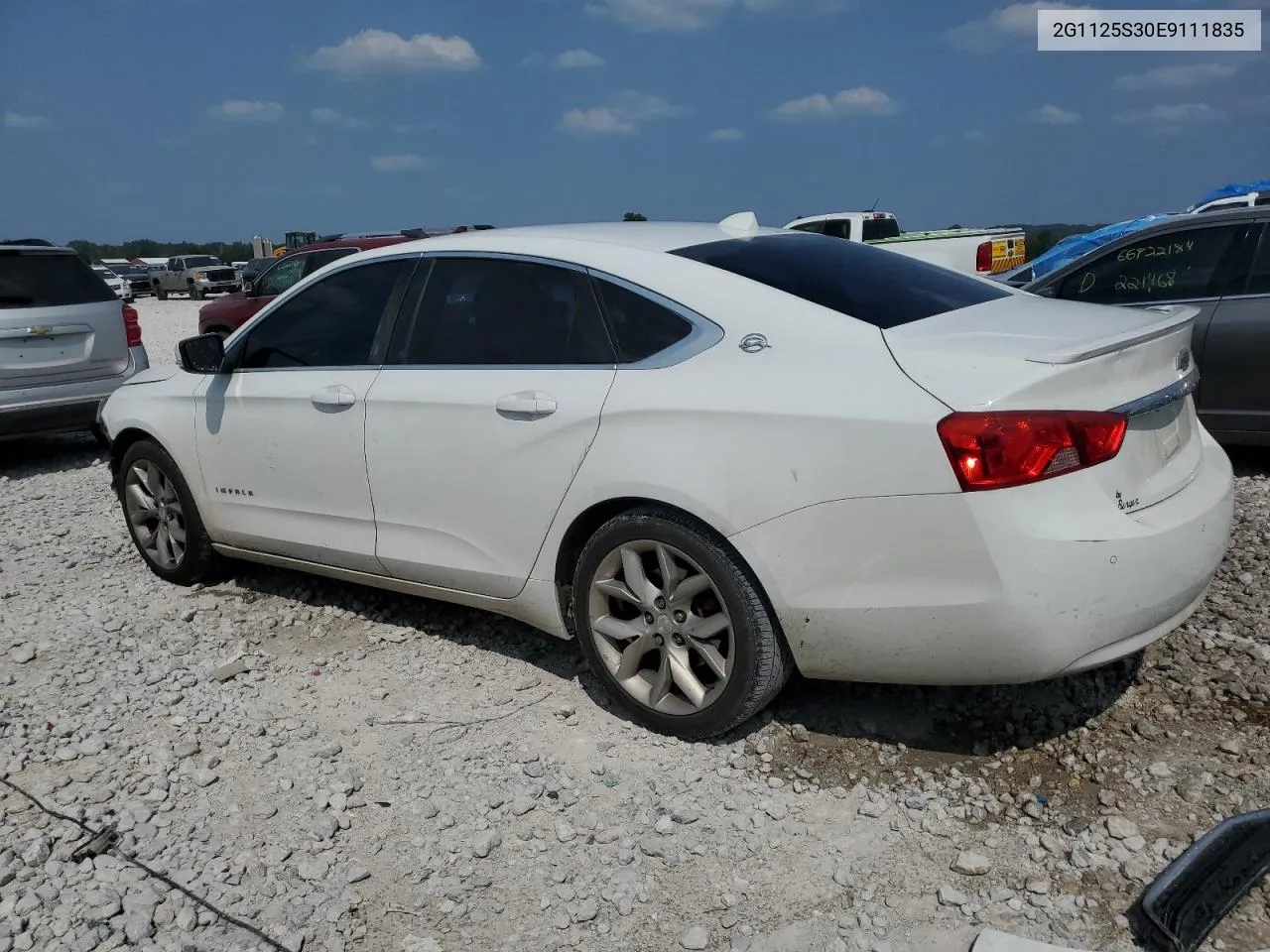 2014 Chevrolet Impala Lt VIN: 2G1125S30E9111835 Lot: 67360214