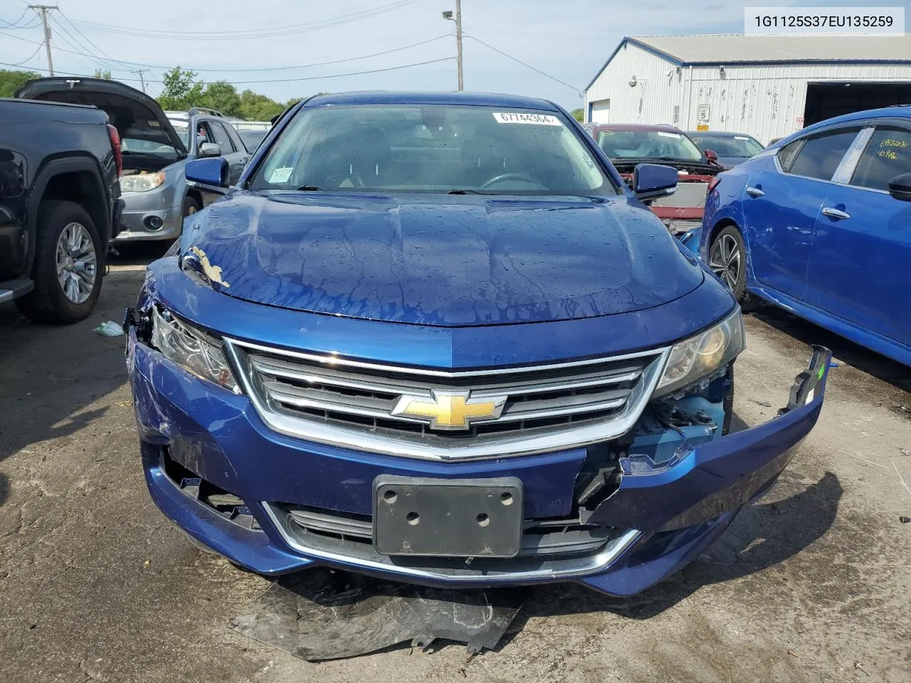 2014 Chevrolet Impala Lt VIN: 1G1125S37EU135259 Lot: 67744364