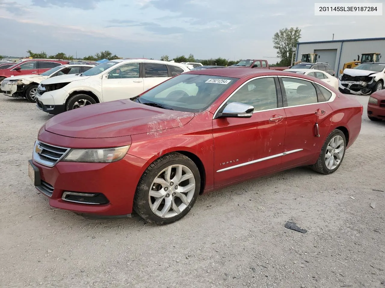 2014 Chevrolet Impala Ltz VIN: 2G1145SL3E9187284 Lot: 67921254