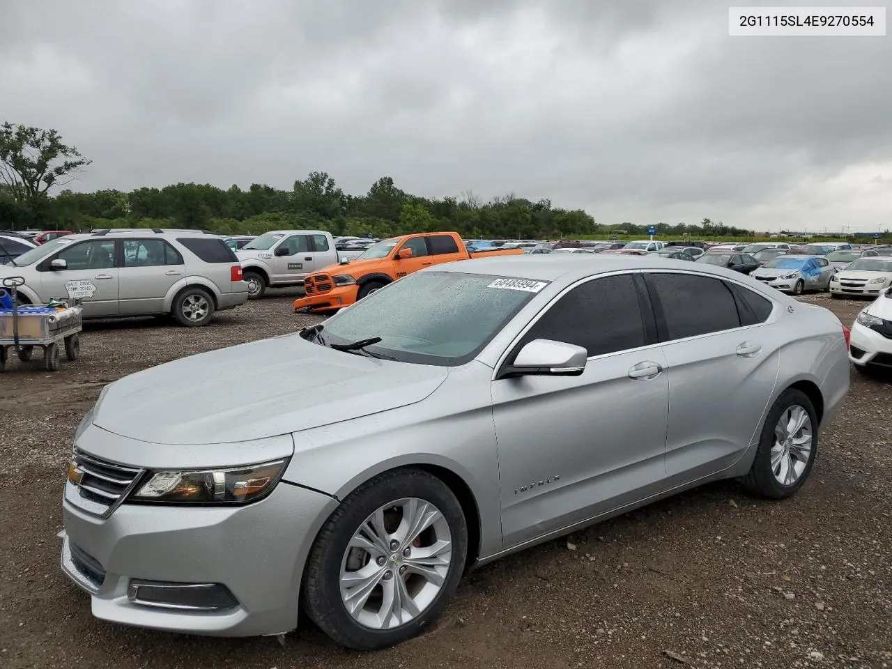 2G1115SL4E9270554 2014 Chevrolet Impala Lt