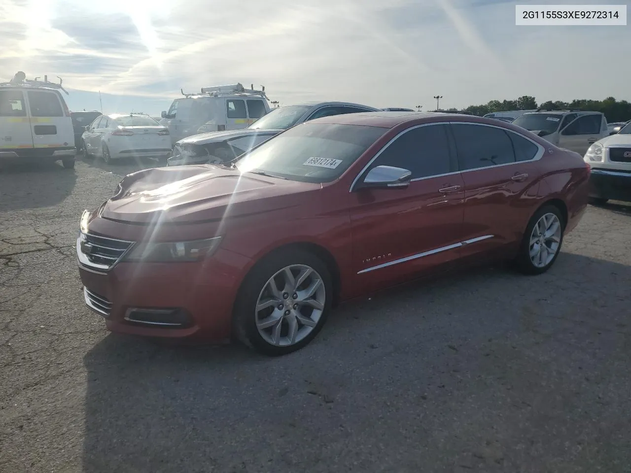 2G1155S3XE9272314 2014 Chevrolet Impala Ltz