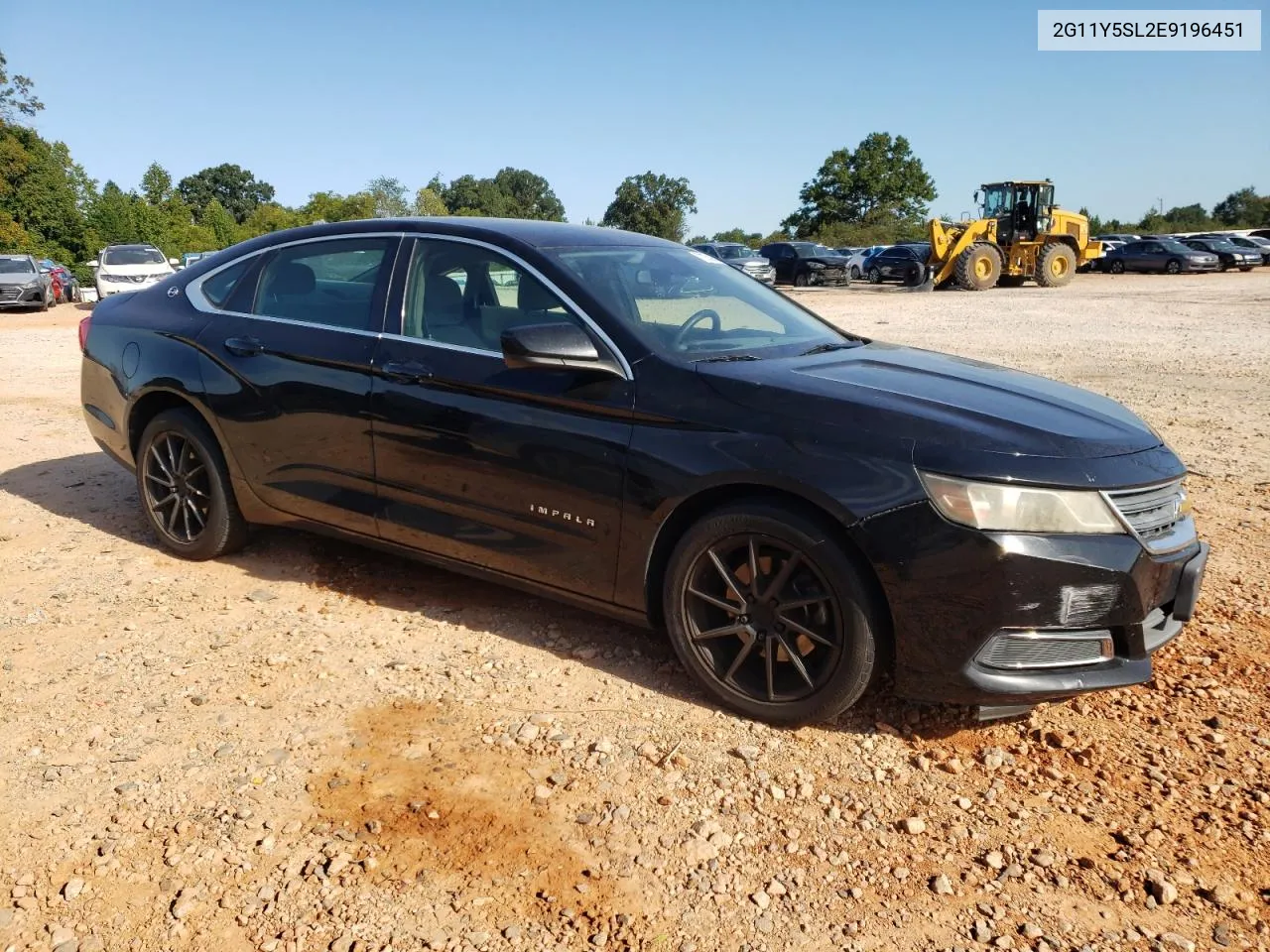 2014 Chevrolet Impala Ls VIN: 2G11Y5SL2E9196451 Lot: 70253664