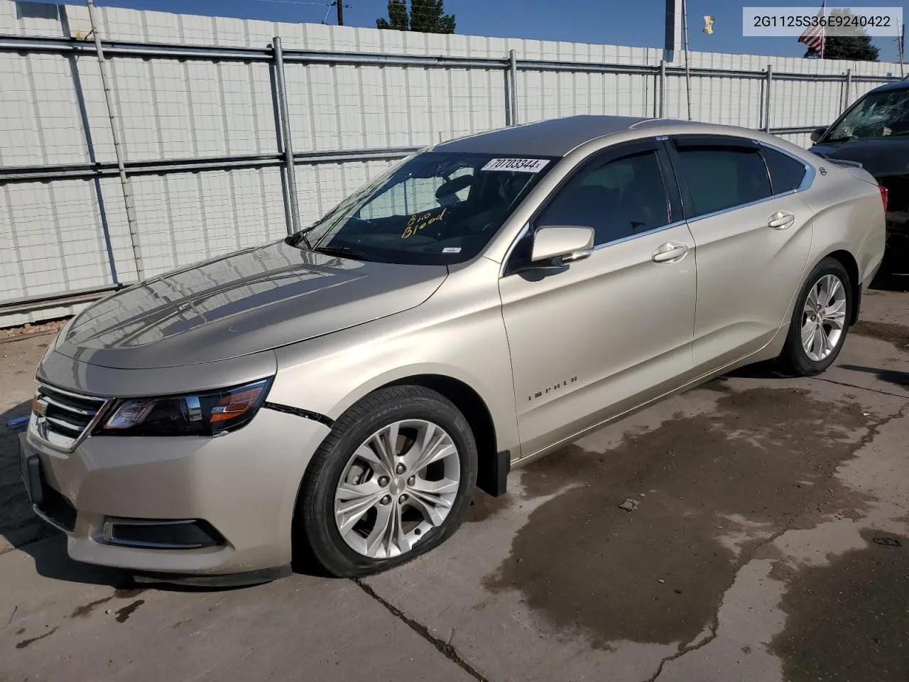 2G1125S36E9240422 2014 Chevrolet Impala Lt