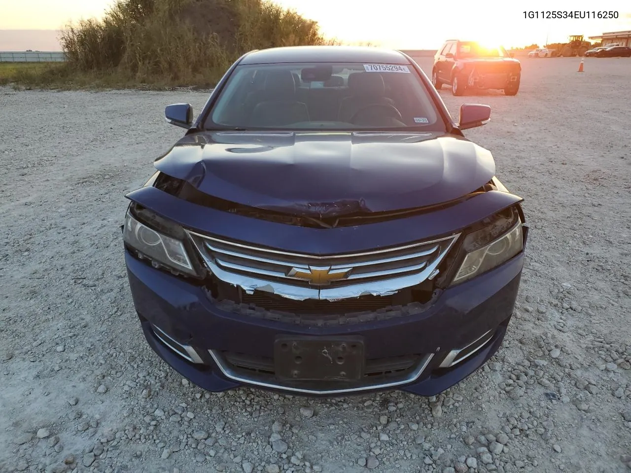 2014 Chevrolet Impala Lt VIN: 1G1125S34EU116250 Lot: 70755294