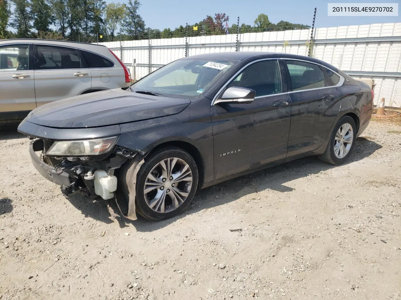 2G1115SL4E9270702 2014 Chevrolet Impala Lt