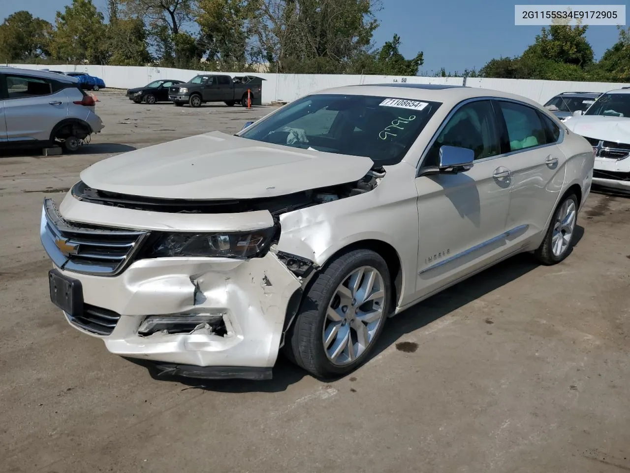 2014 Chevrolet Impala Ltz VIN: 2G1155S34E9172905 Lot: 71108654