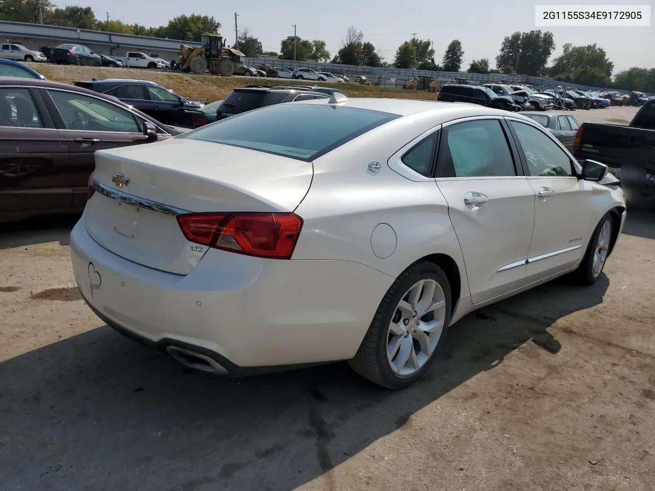 2014 Chevrolet Impala Ltz VIN: 2G1155S34E9172905 Lot: 71108654