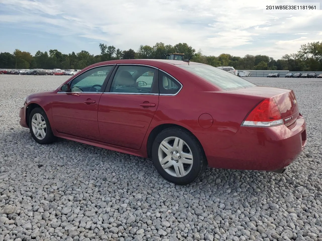 2G1WB5E33E1181961 2014 Chevrolet Impala Limited Lt