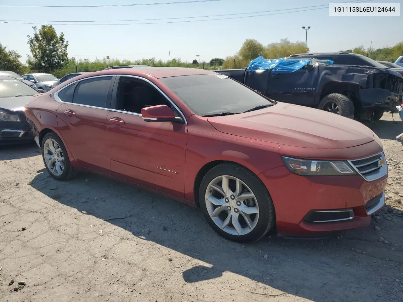 2014 Chevrolet Impala Lt VIN: 1G1115SL6EU124644 Lot: 71488064