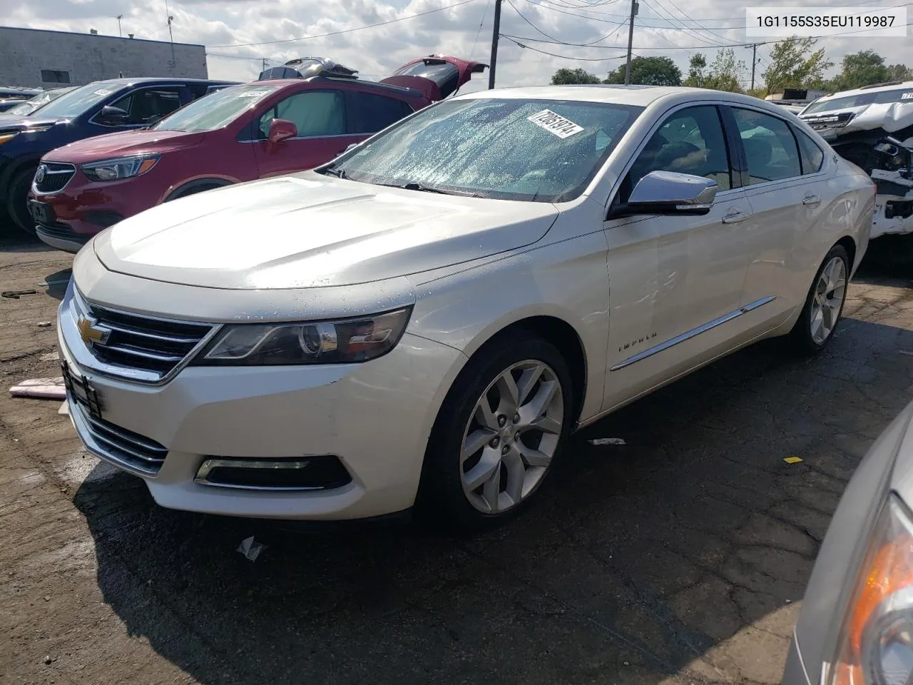 2014 Chevrolet Impala Ltz VIN: 1G1155S35EU119987 Lot: 72051974