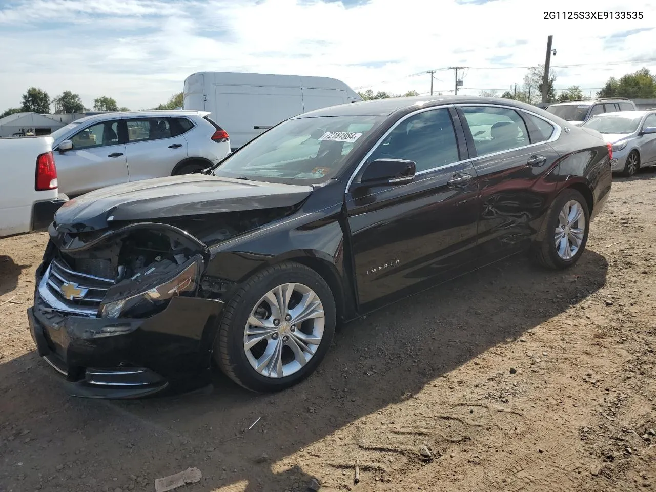 2014 Chevrolet Impala Lt VIN: 2G1125S3XE9133535 Lot: 72181984