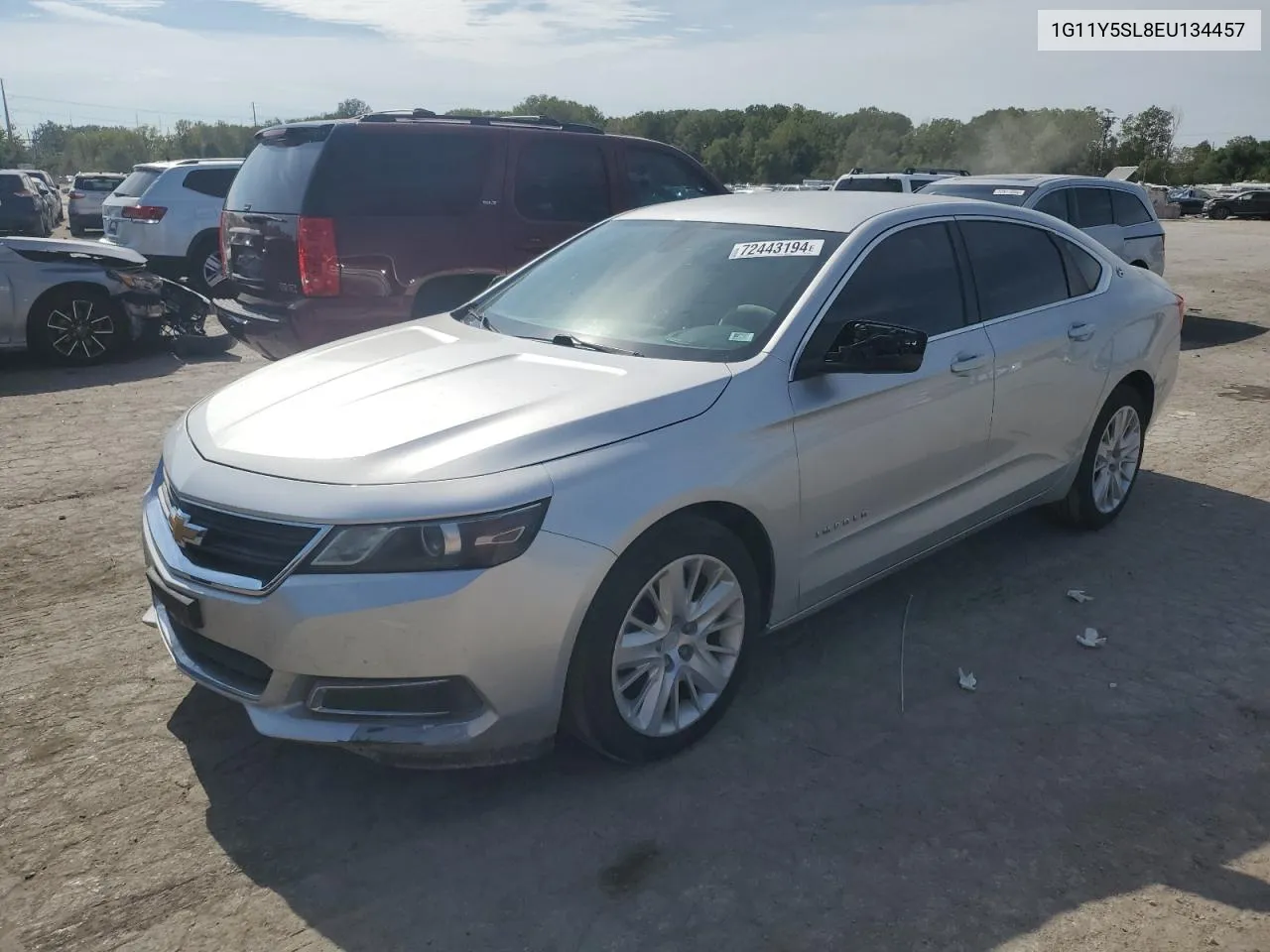 2014 Chevrolet Impala Ls VIN: 1G11Y5SL8EU134457 Lot: 72443194