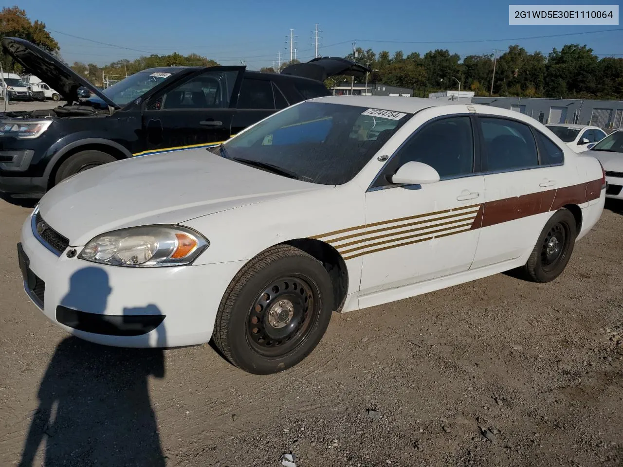 2014 Chevrolet Impala Limited Police VIN: 2G1WD5E30E1110064 Lot: 72744754