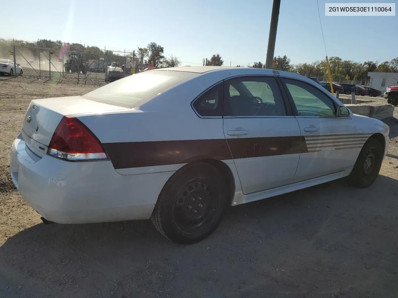 2G1WD5E30E1110064 2014 Chevrolet Impala Limited Police