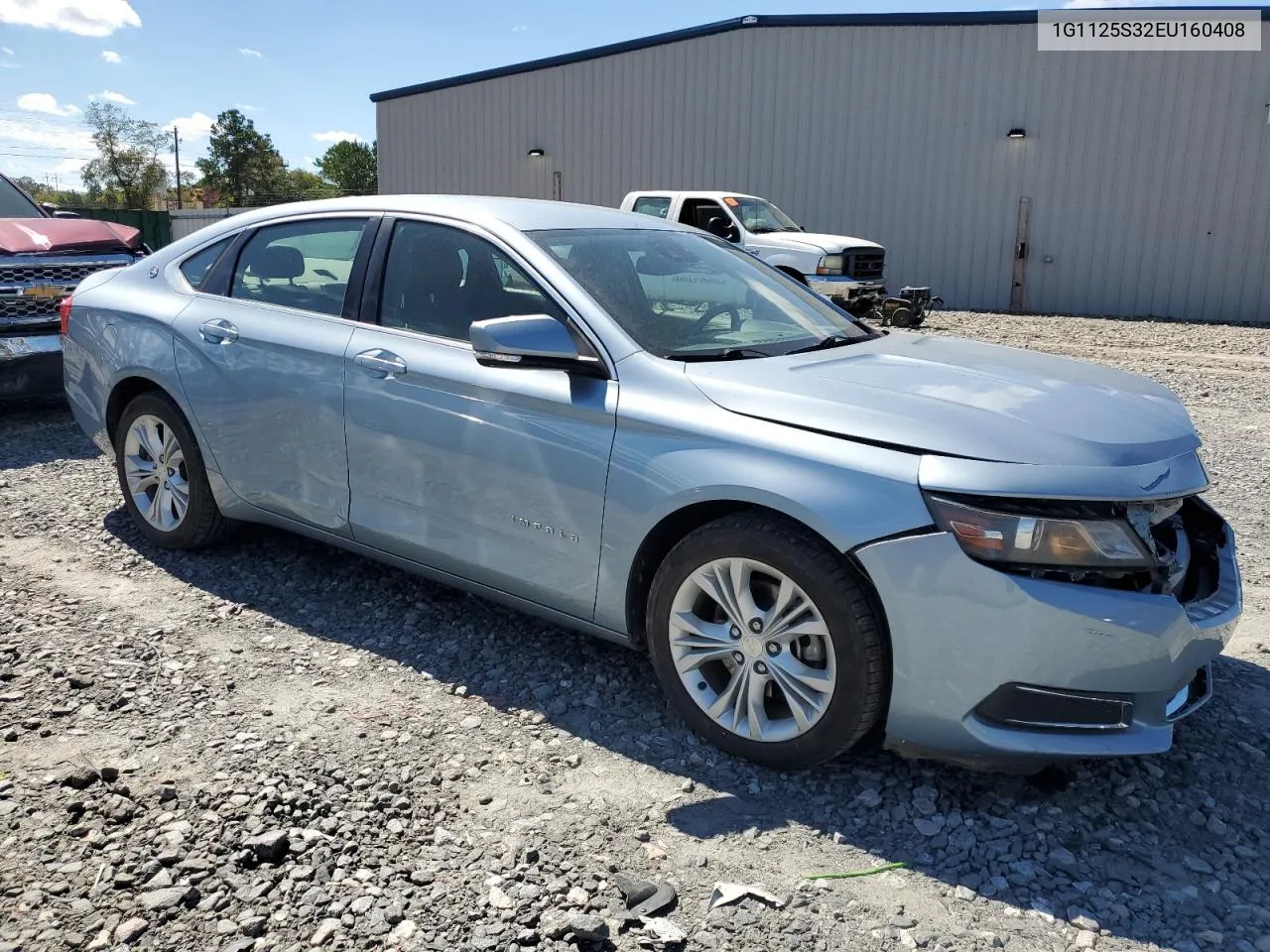 2014 Chevrolet Impala Lt VIN: 1G1125S32EU160408 Lot: 74087634