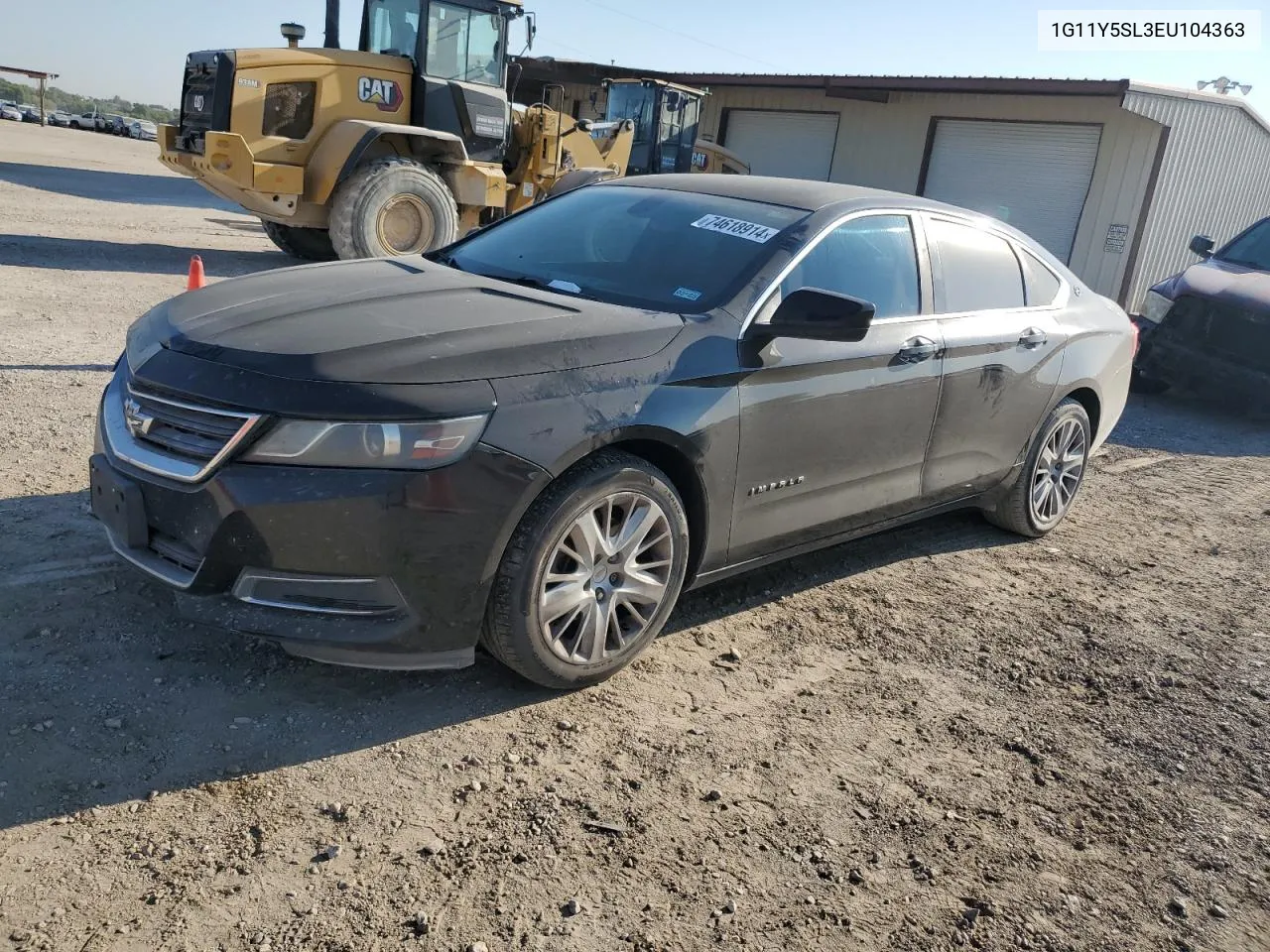 2014 Chevrolet Impala Ls VIN: 1G11Y5SL3EU104363 Lot: 74618914