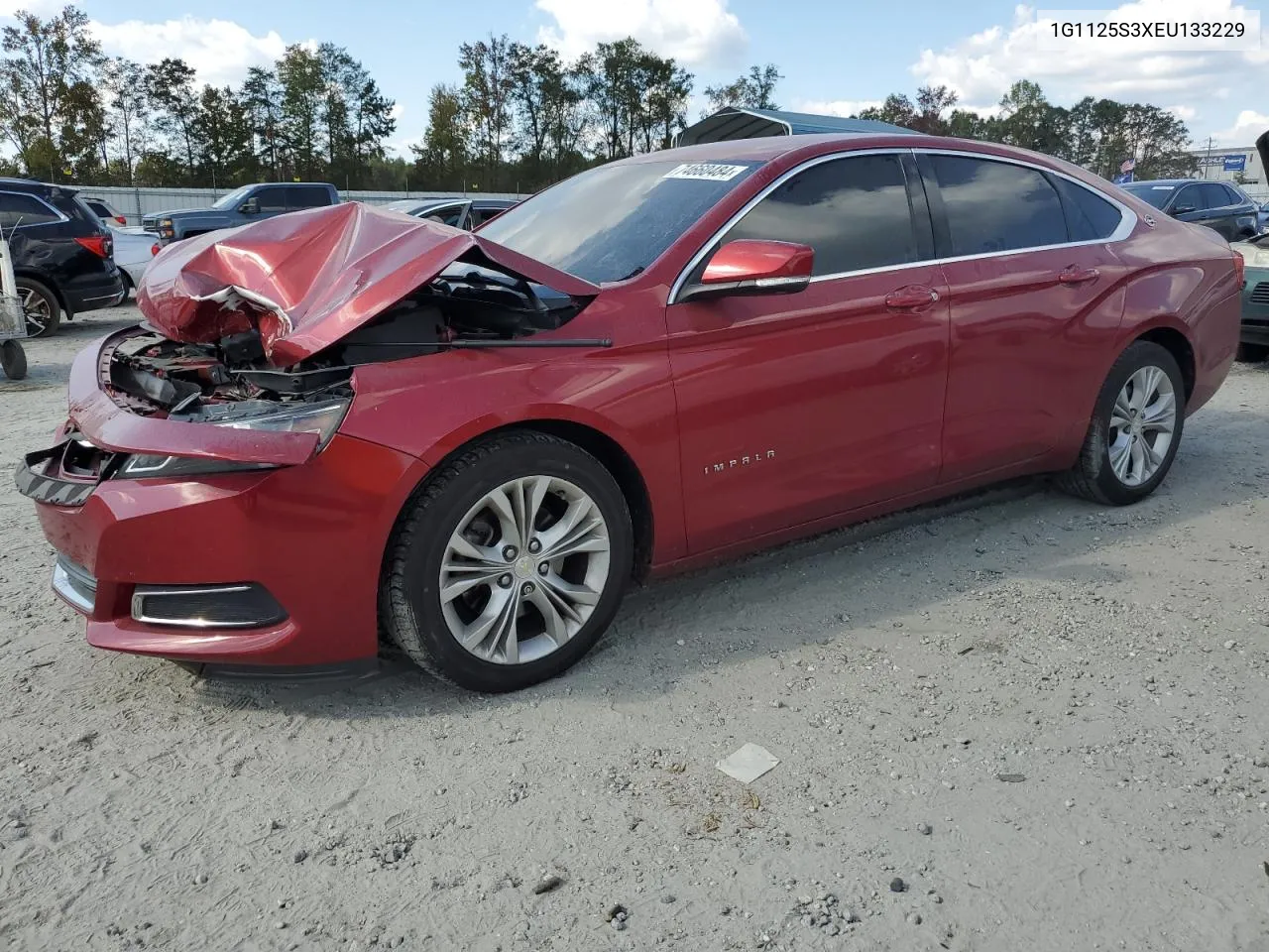 2014 Chevrolet Impala Lt VIN: 1G1125S3XEU133229 Lot: 74660484