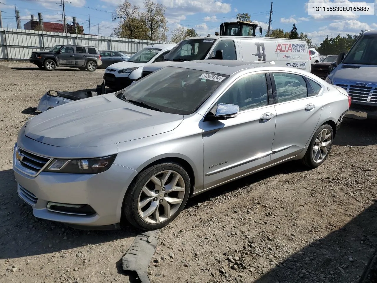 2014 Chevrolet Impala Ltz VIN: 1G1155S30EU165887 Lot: 74893184