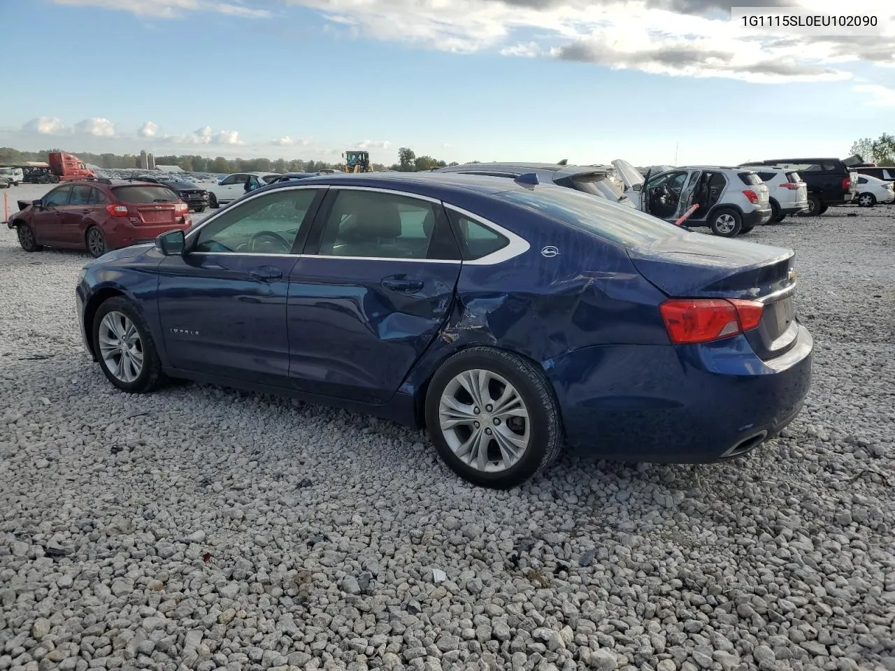 2014 Chevrolet Impala Lt VIN: 1G1115SL0EU102090 Lot: 75184254