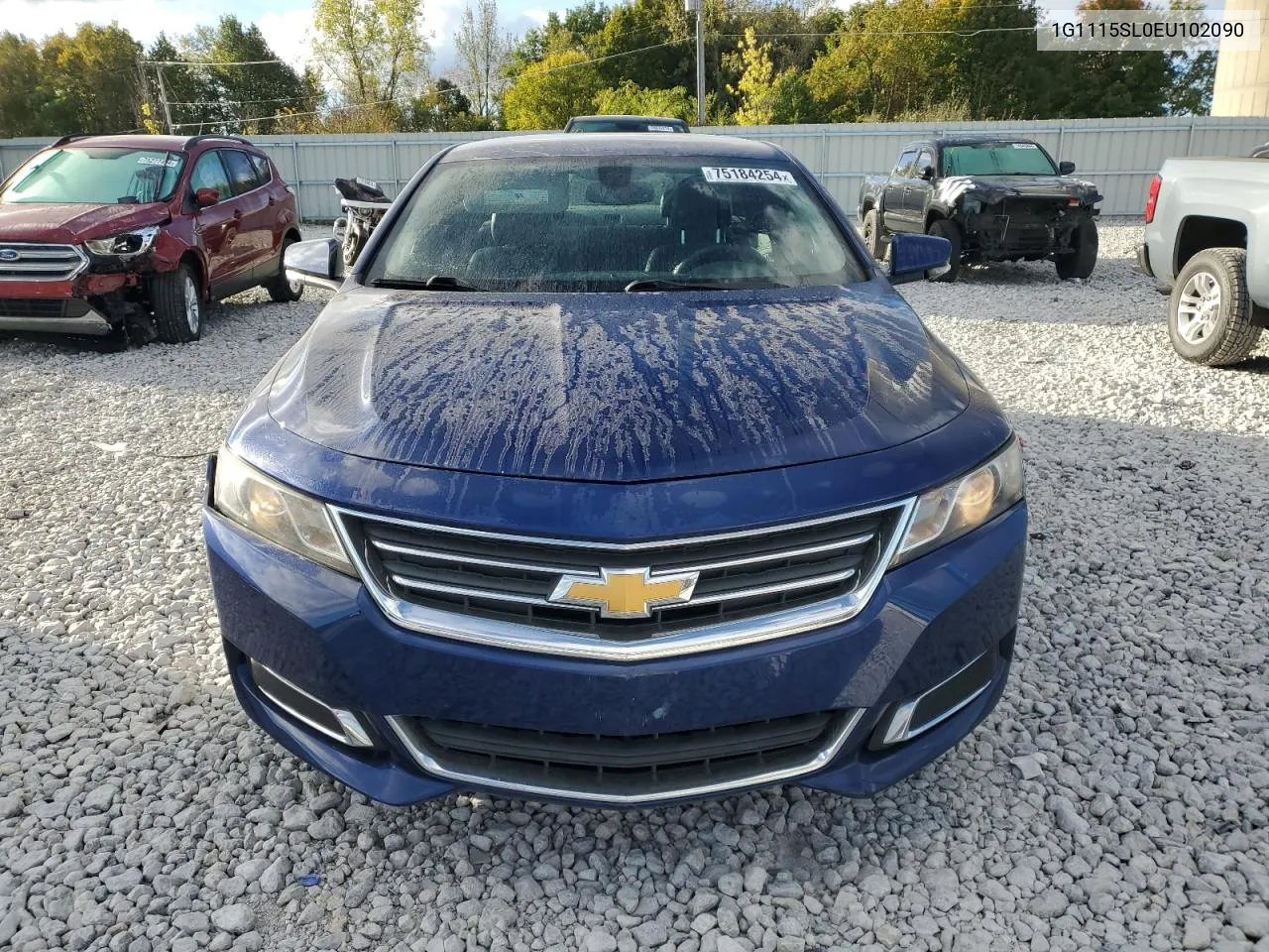 2014 Chevrolet Impala Lt VIN: 1G1115SL0EU102090 Lot: 75184254