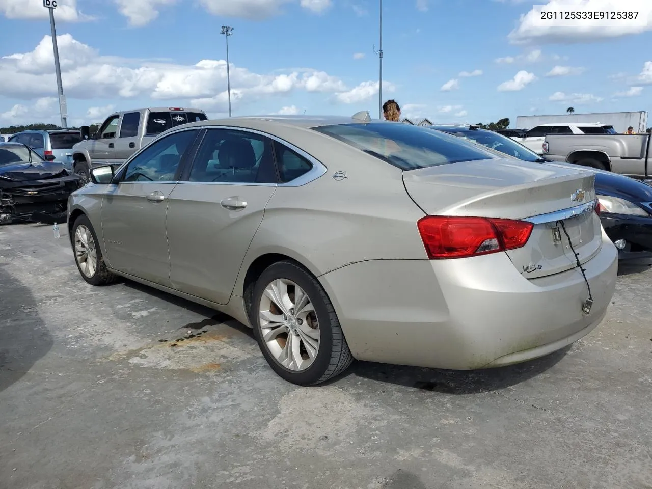 2014 Chevrolet Impala Lt VIN: 2G1125S33E9125387 Lot: 75266794