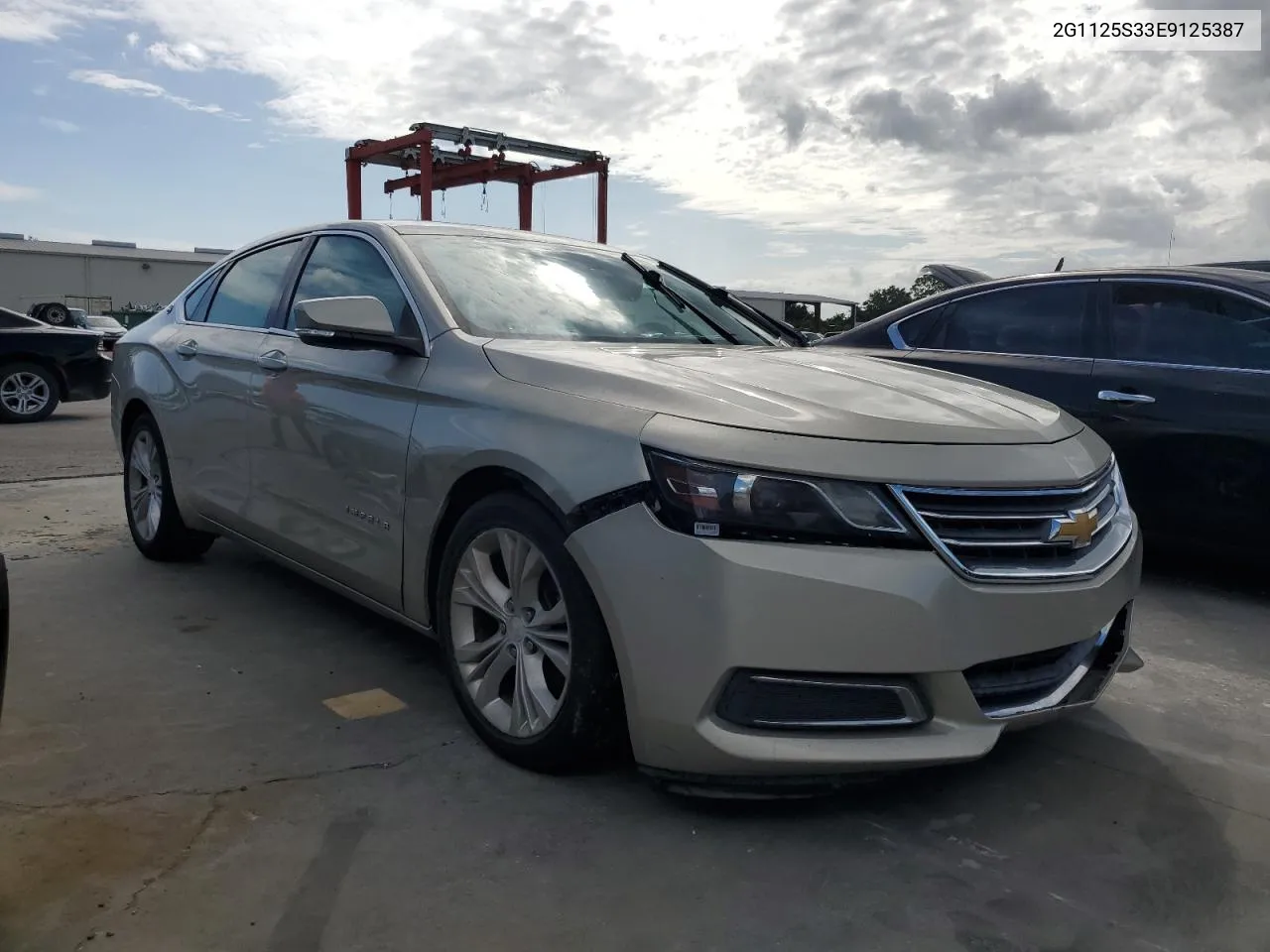 2014 Chevrolet Impala Lt VIN: 2G1125S33E9125387 Lot: 75266794